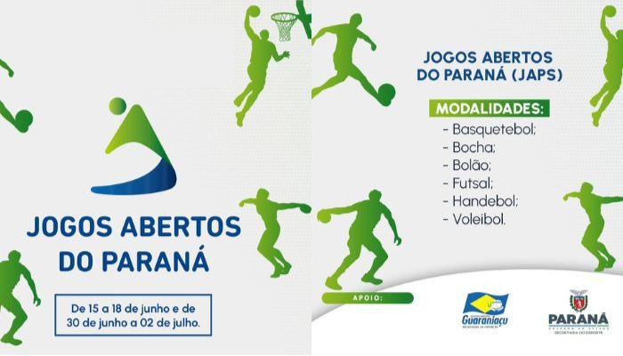 Guaraniaçu - Confira os resultados de sexta-feira dos Josgos Abertos